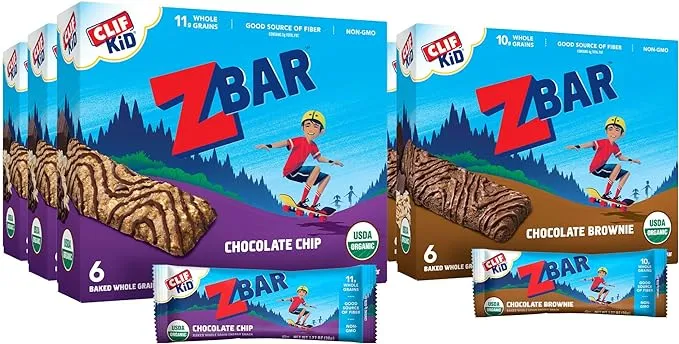 Clif Kid Zbar Chocolate Chip Snack Bars - 24ct/30.48oz