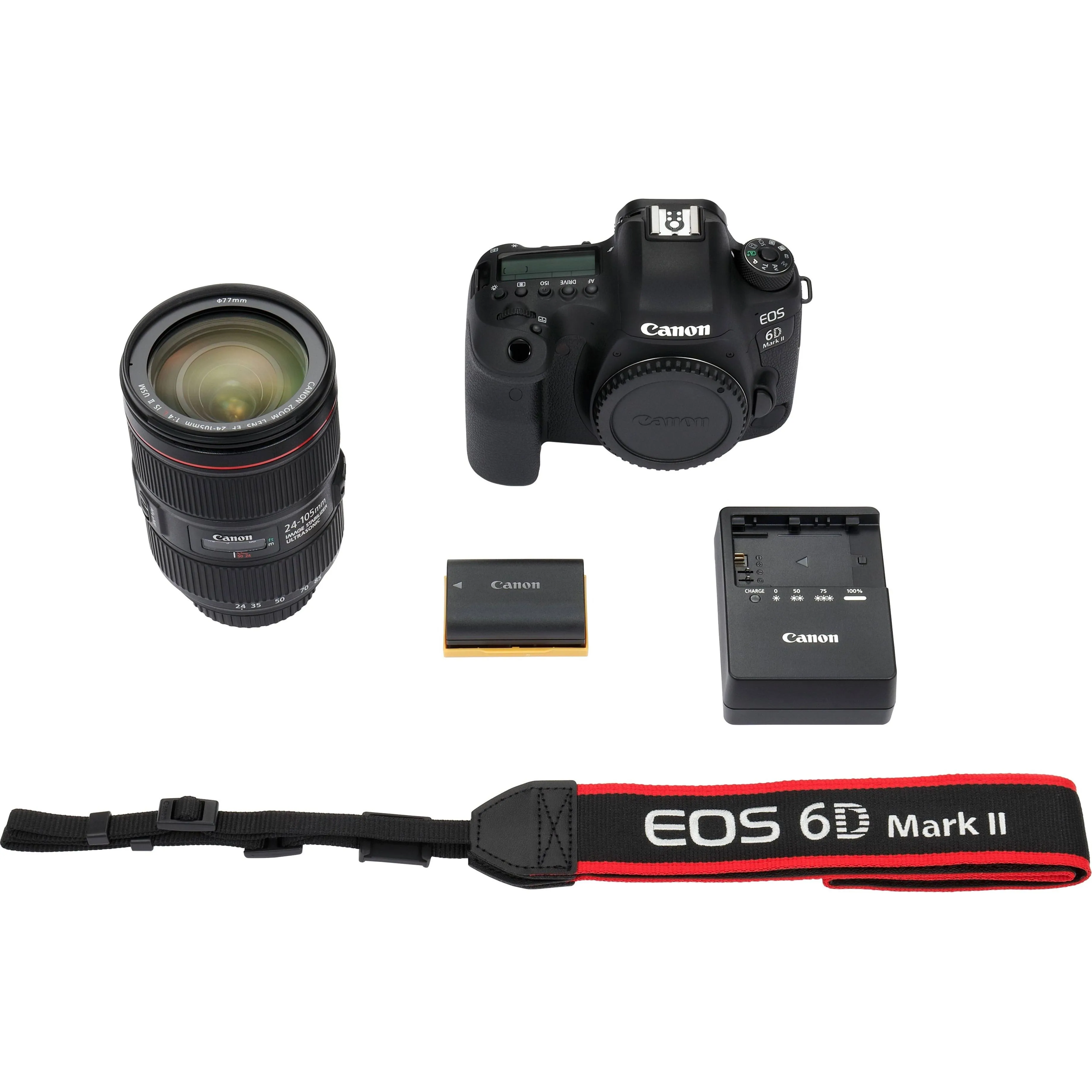 Canon Eos 6D Mark II Camera with EF 24-105mm f/4L Is II USM Lens