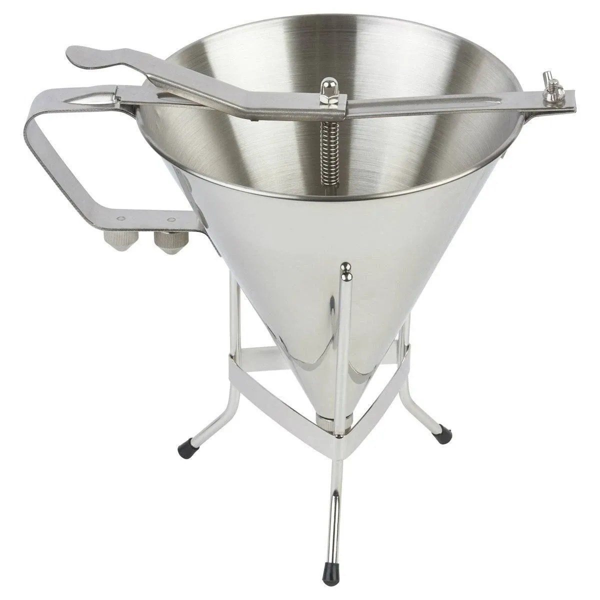 Professional Confectionery Funnel Stainless Steel With Three Nozzles And Stand