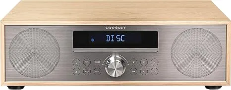 Crosley CR3501A-WA Fleetwood Bluetooth FM Clock Radio and CD Player