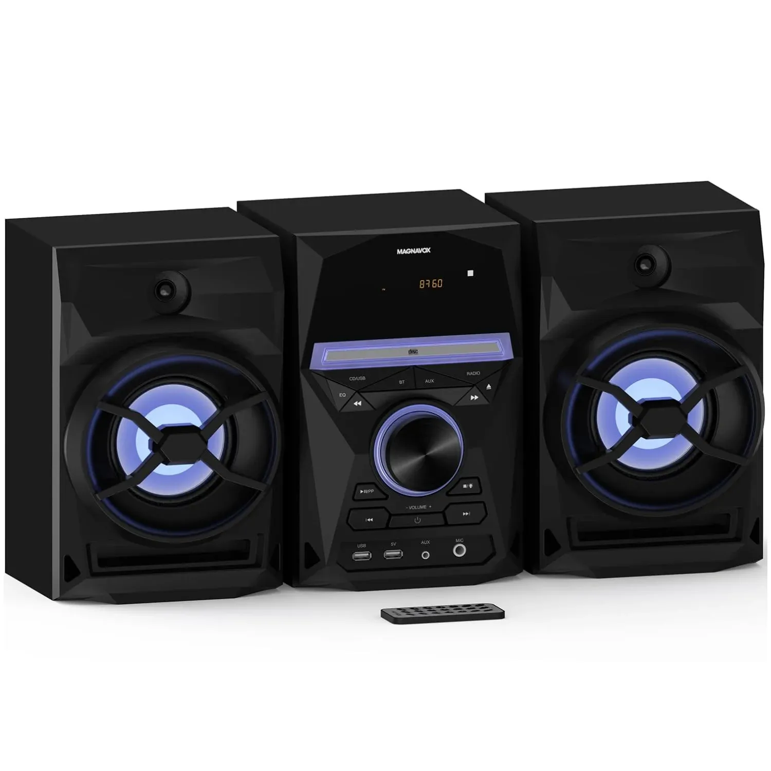 Magnavox Mm441 30W CD Shelf System with Digital PLL FM Stereo - 3 Piece