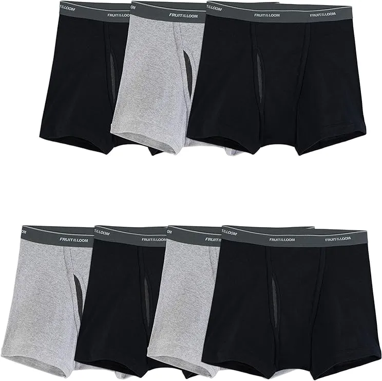 Fruit of the Loom Men's Coolzone Boxer Briefs, Moisture Wicking & Breathable, Assorted Color Multipacks