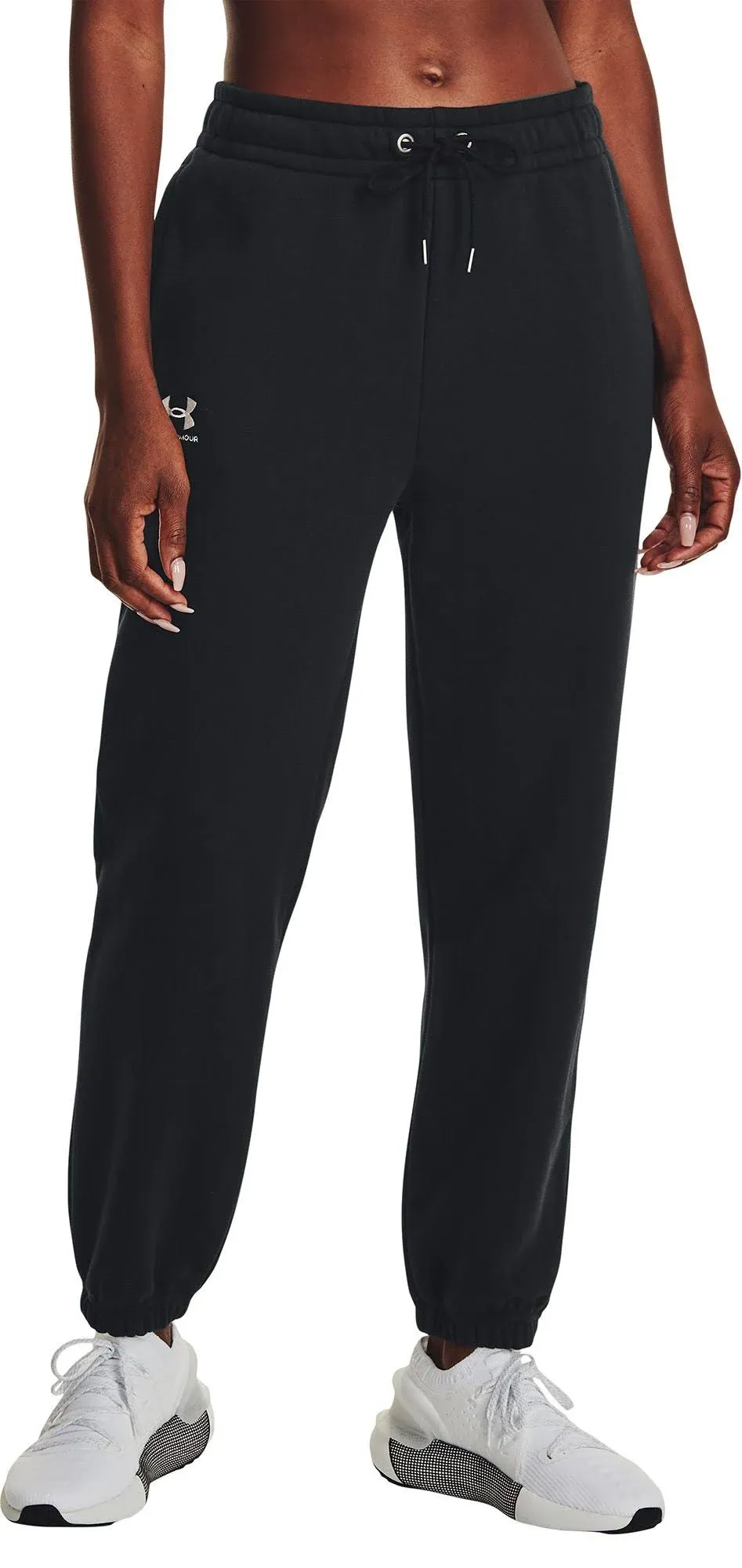 Under Armour Women's Essential Fleece Joggers - Black, Xs