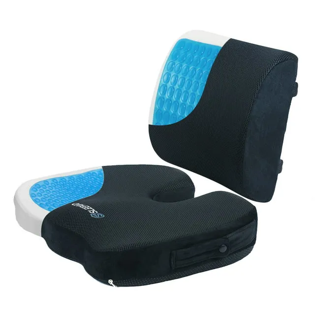 Gel Seat Cushion For Office Chair Memory Foam Cooling - Back & Butt Pillow For Sciatica Tailbone Coccyx - Buy Padded Lumbar Support Pillow
lumbar Support Pillow
support Pillow For Bed Couch & Chair Product on Alibaba.com