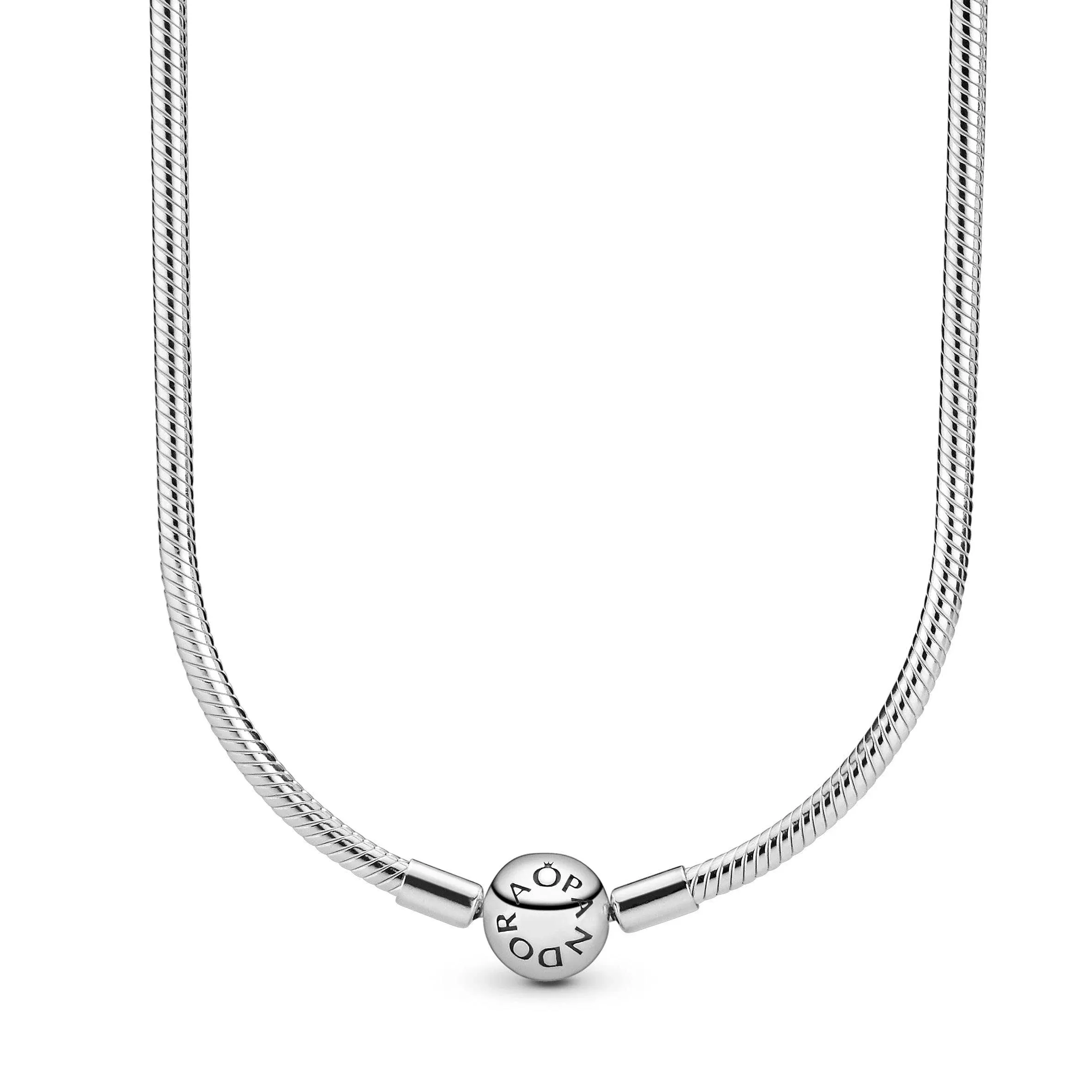 Pandora necklace and pendant Signature Pandora 590742HV necklace and pendant Moments Silver Woman on OnBuy