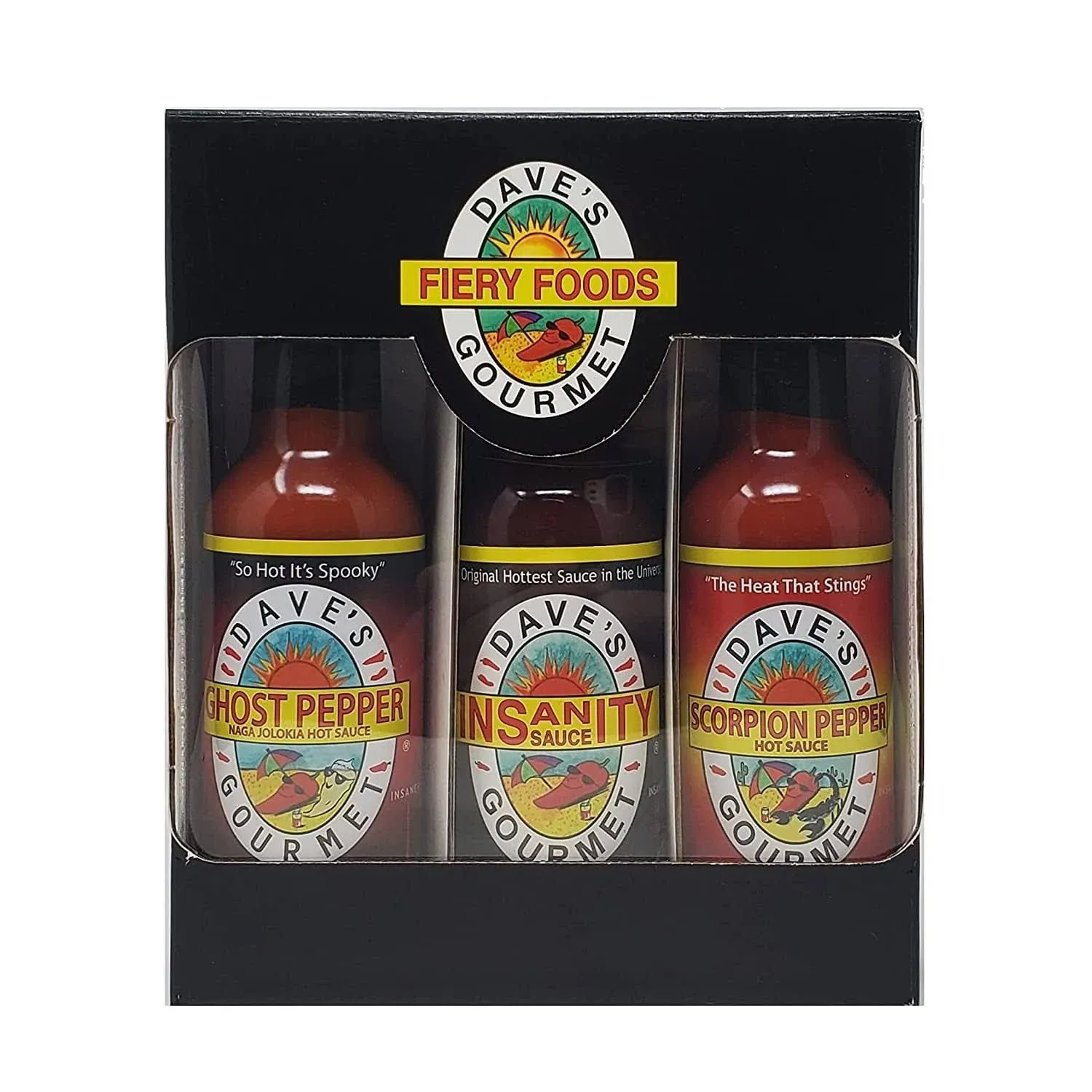 Super Spicy Hot Sauce 5oz 3-pk (Insanity, Ghost + Scorpion)