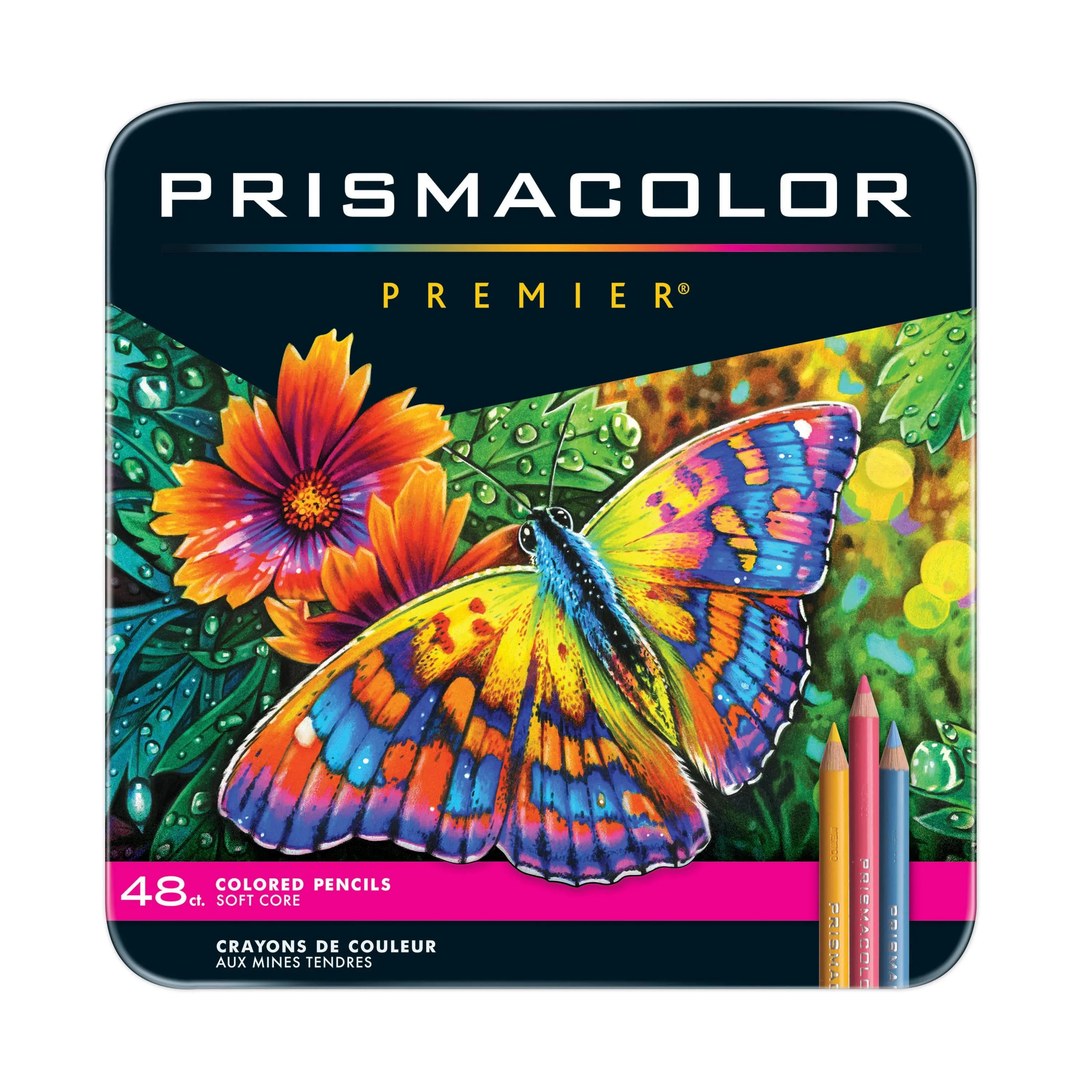 Prismacolor Premier Colored Pencils, Assorted Colors, 48/Box (3598T)