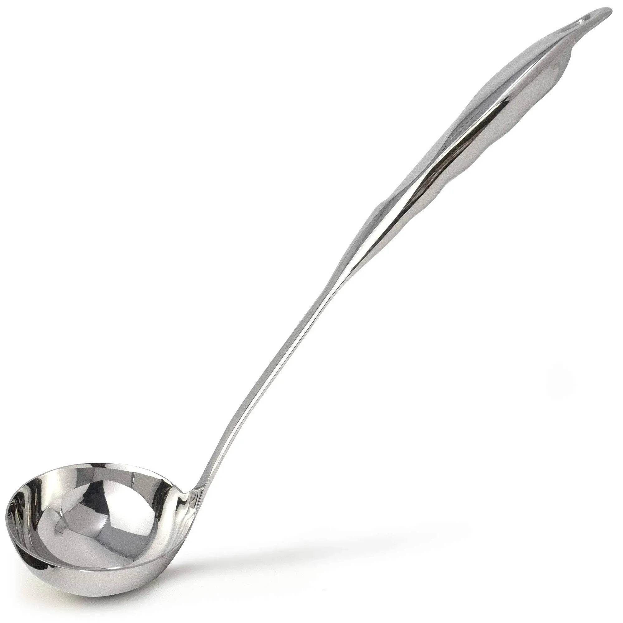 Zulay Kitchen - Stainless Steel Soup Ladle with Comfortable Grip