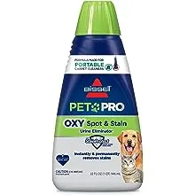 Bissell Pet Pro Oxy Spot & Stain Formula for Portable Carpet Cleaners, 32 oz, 2034