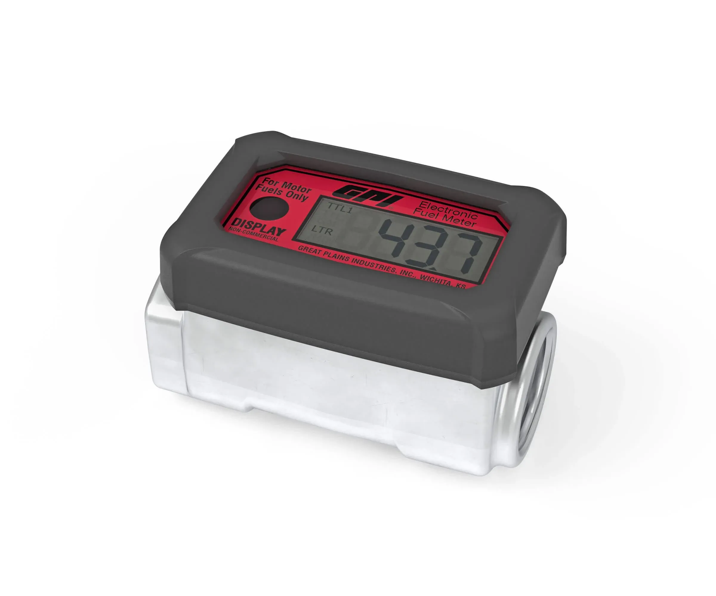 GPI 01A12LM Series 1 in. ISO Digital Inline Meter - Liters