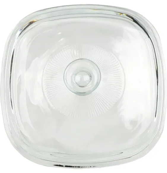 CorningWare Replacement Lid A-9-C 8" Clear Glass Cover for Corningware A-2-B/A-3-B 2-3 Qt Casserole Dish (Sold Separately)