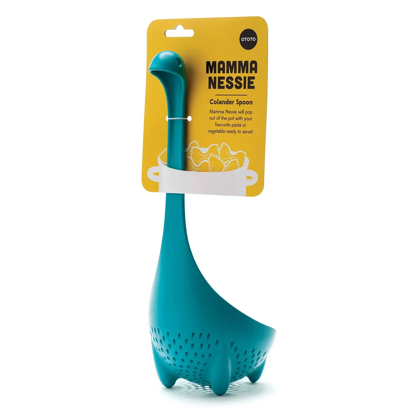 OTOTO Mamma Nessie Colander Spoon | Turquoise