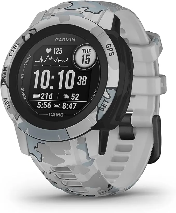 Garmin Instinct 2S, Smaller-Sized GPS Outdoor Watch, Multi-GNSS Support, Tracback Routing, Graphite