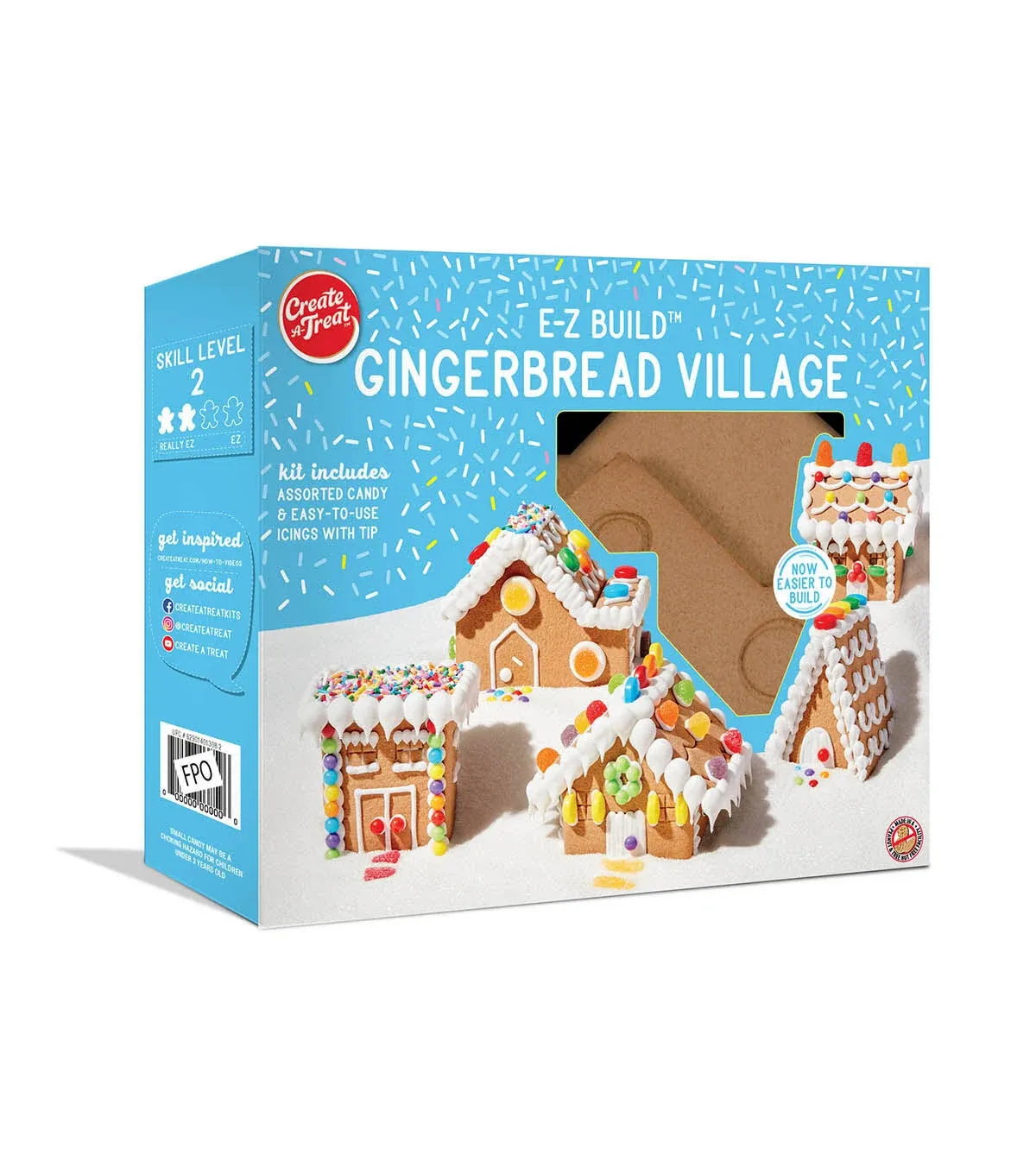 Create A Treat Gingerbread Mini Village Kit