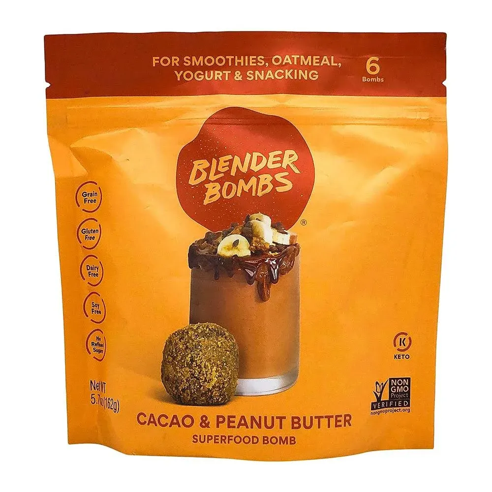 Blender Bombs, Peanut Butter Blast Smoothie Booster, 5 Ounce