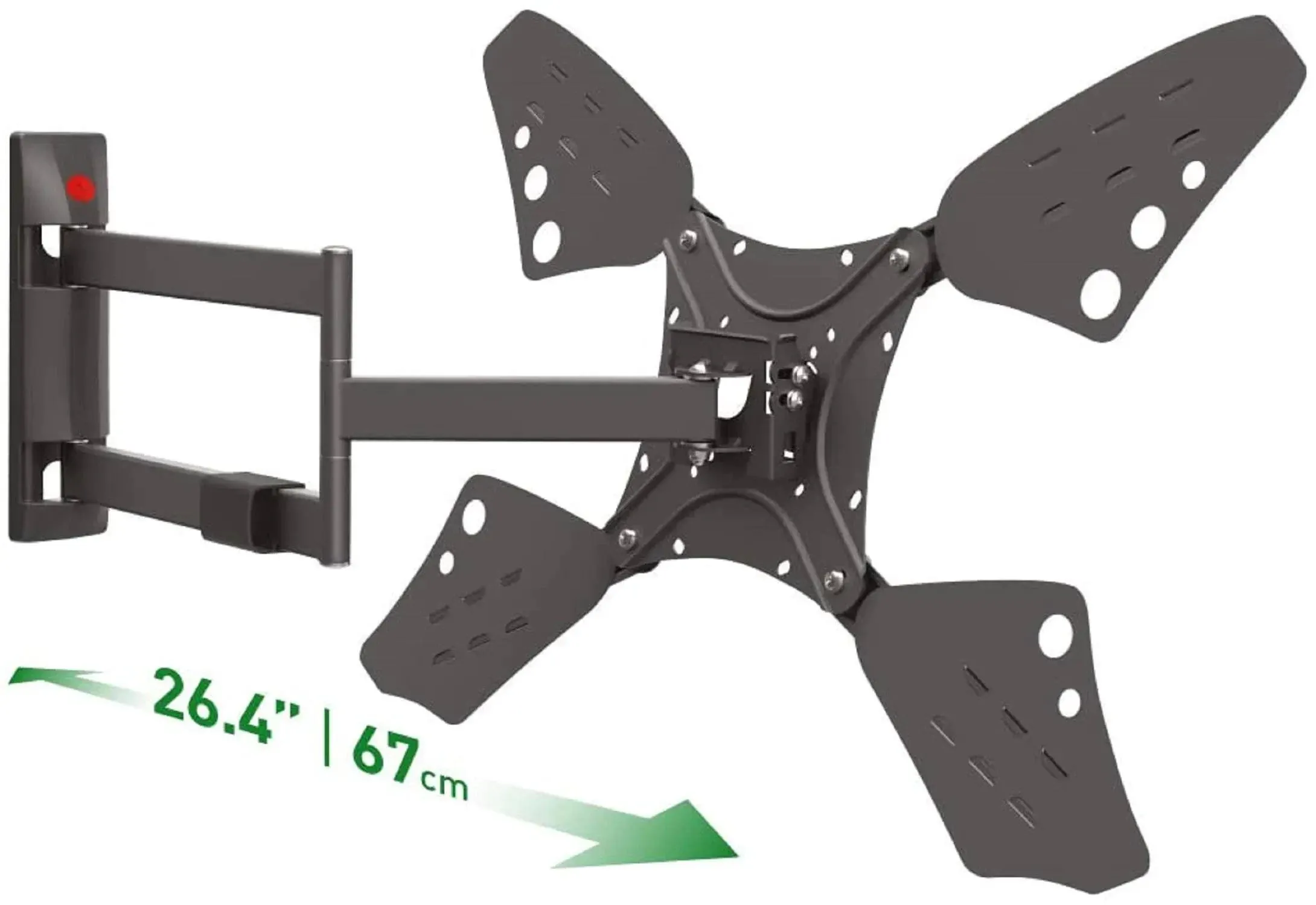 Barkan Mounts 13 83 in. Long Full Motion TV Wall Mount