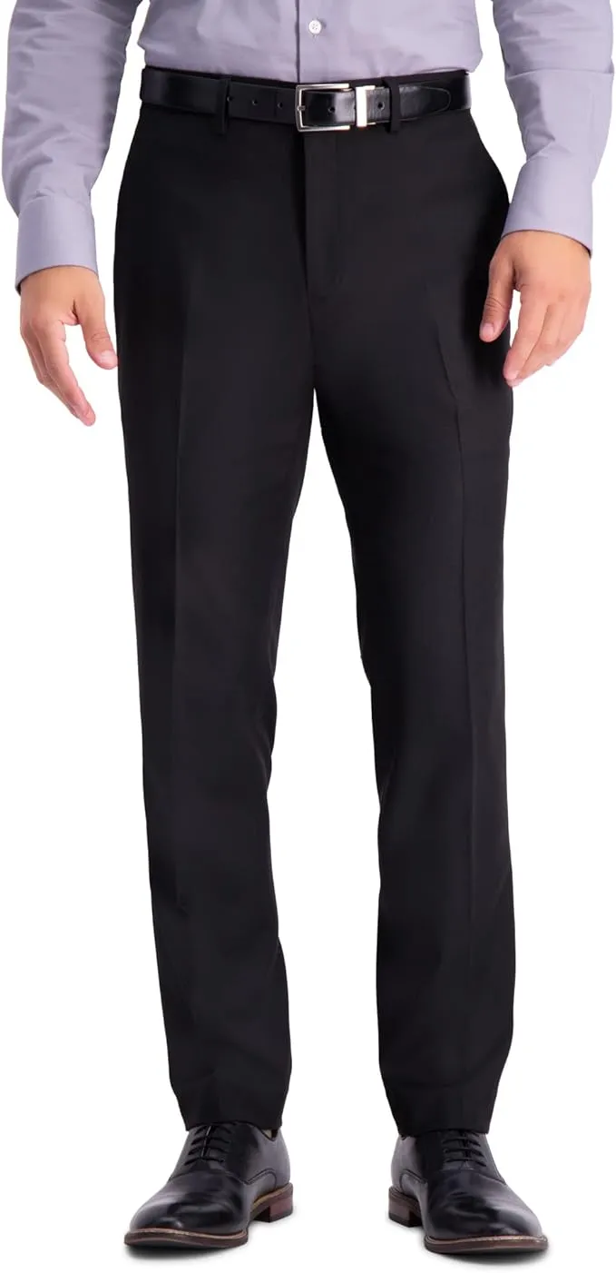 Kenneth Cole Reaction Men's Premium Stretch Texture Weave Slim Fit Dress Pants