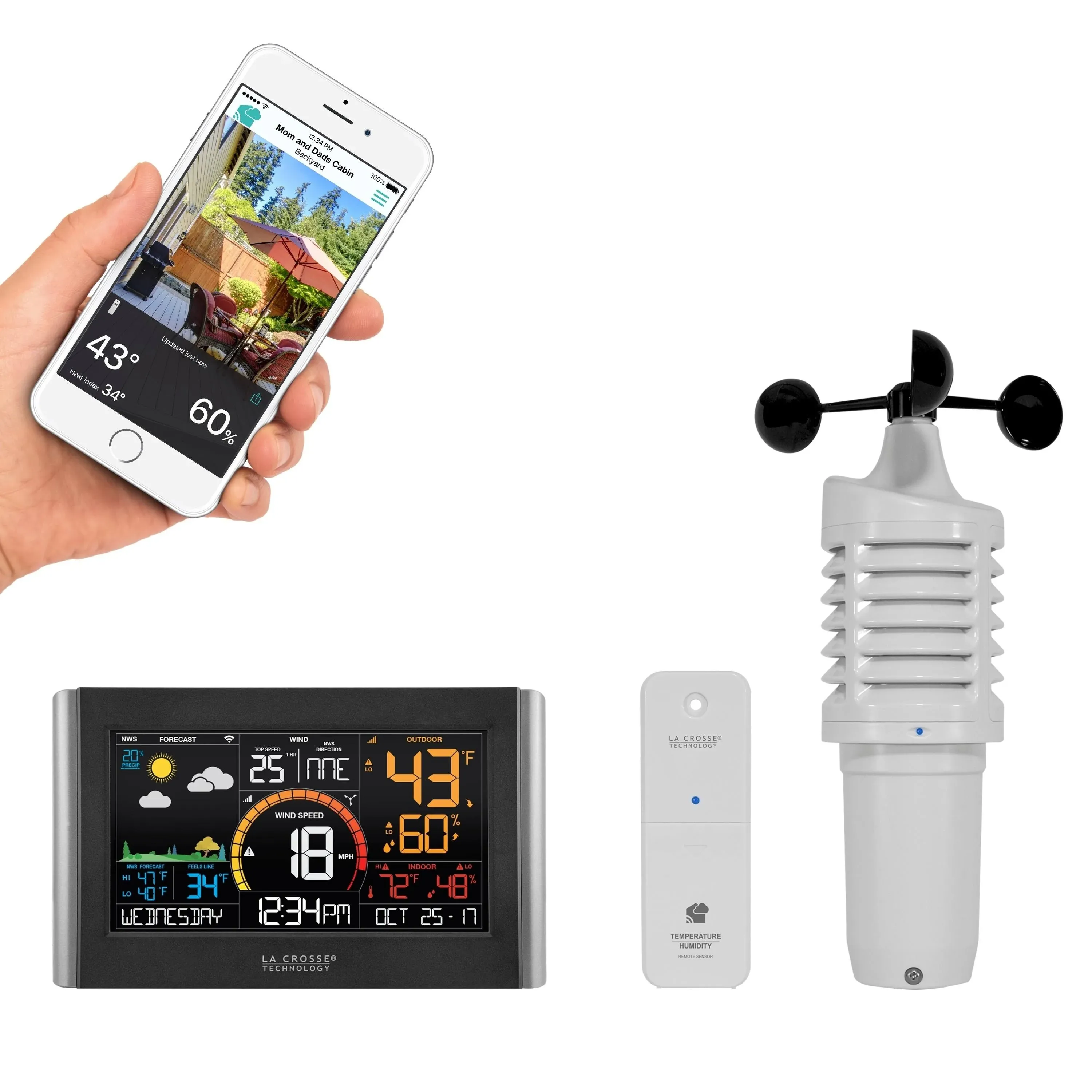 V21-WTH Wireless Wi-Fi Weather Station