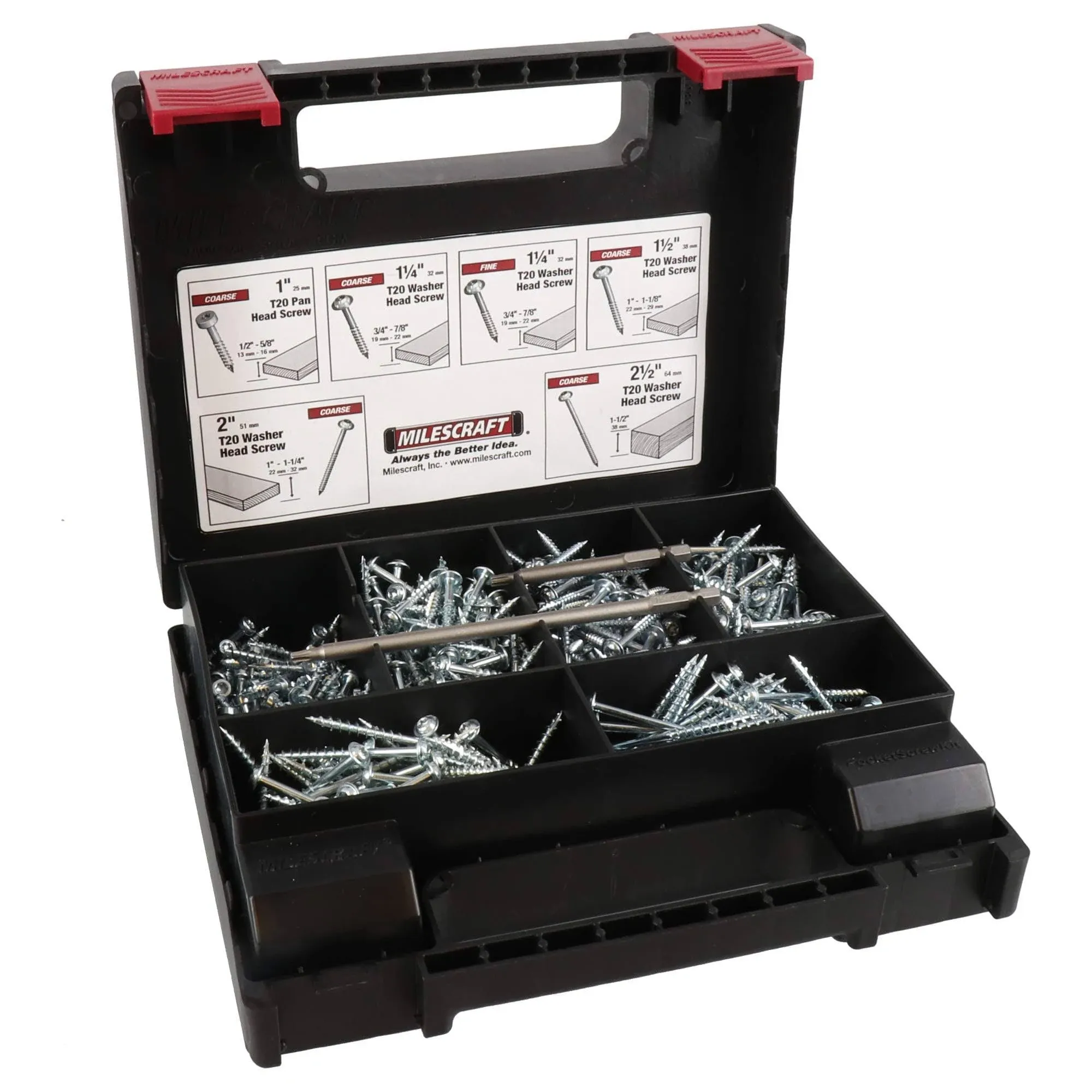 Milescraft Pocket Screw Kit, 700 Pc. 5200