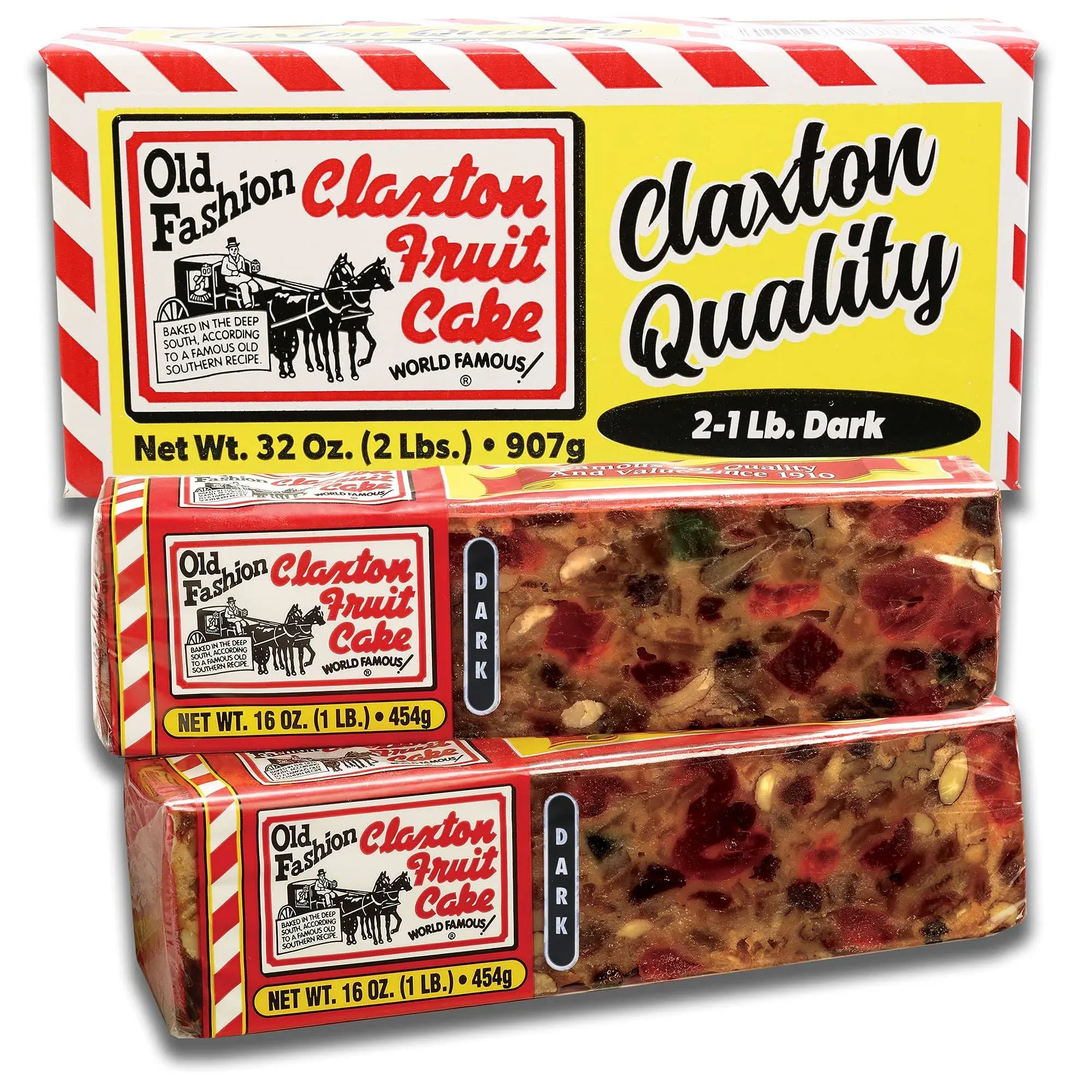 Claxton Fruit Cake Regular Dark Sampler Pack