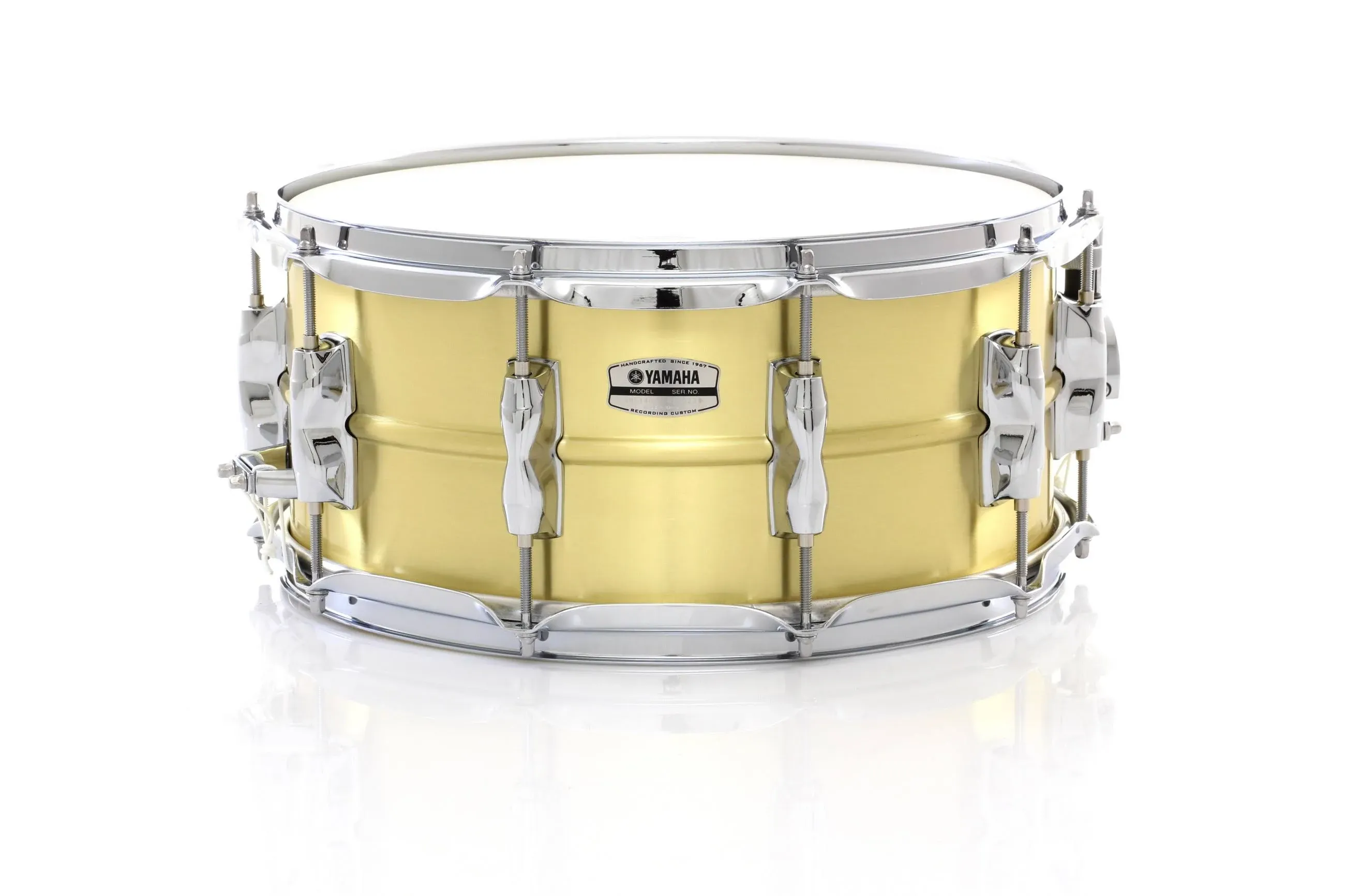 Yamaha RRS-1465 Recording Custom 6.5x14" Brass Snare Drum | Reverb