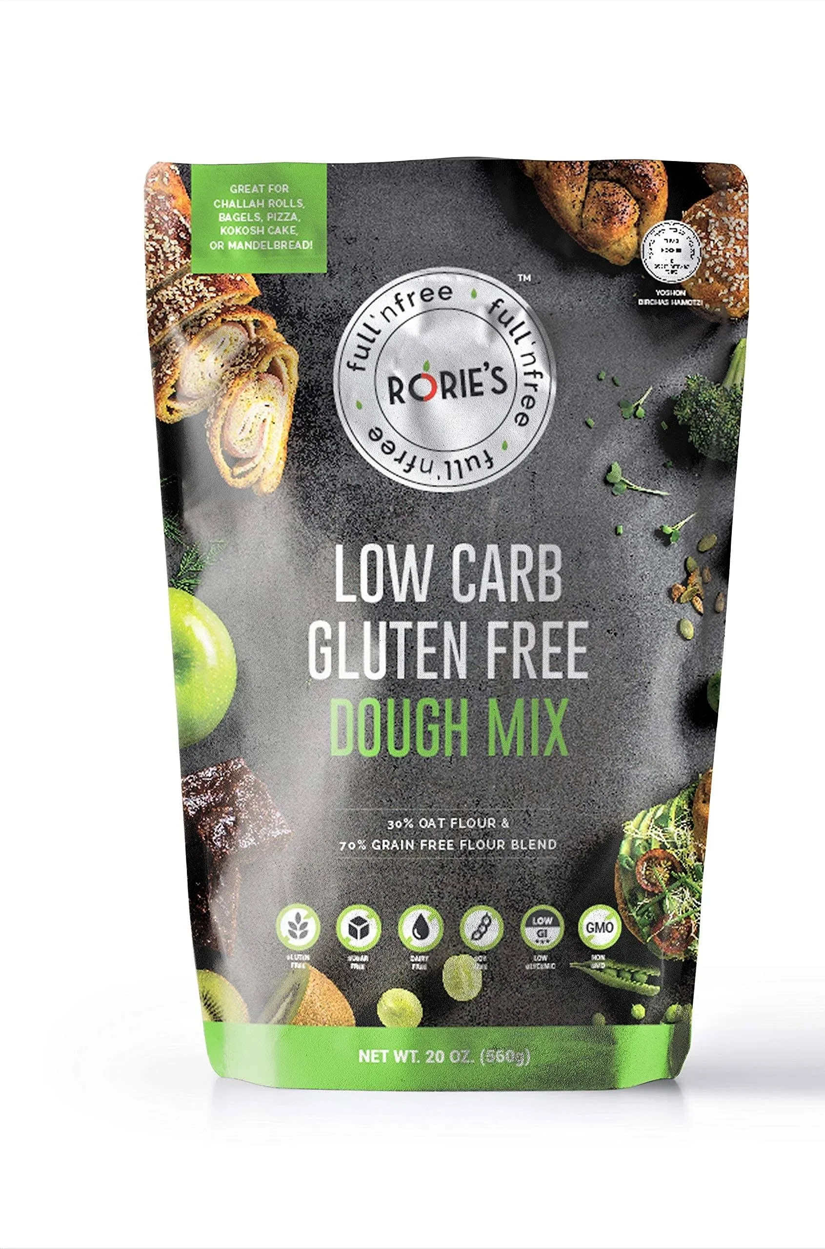 Rorie's Living Full N' Free Low Carb Gluten Free Oat Dough Mix - 20 oz