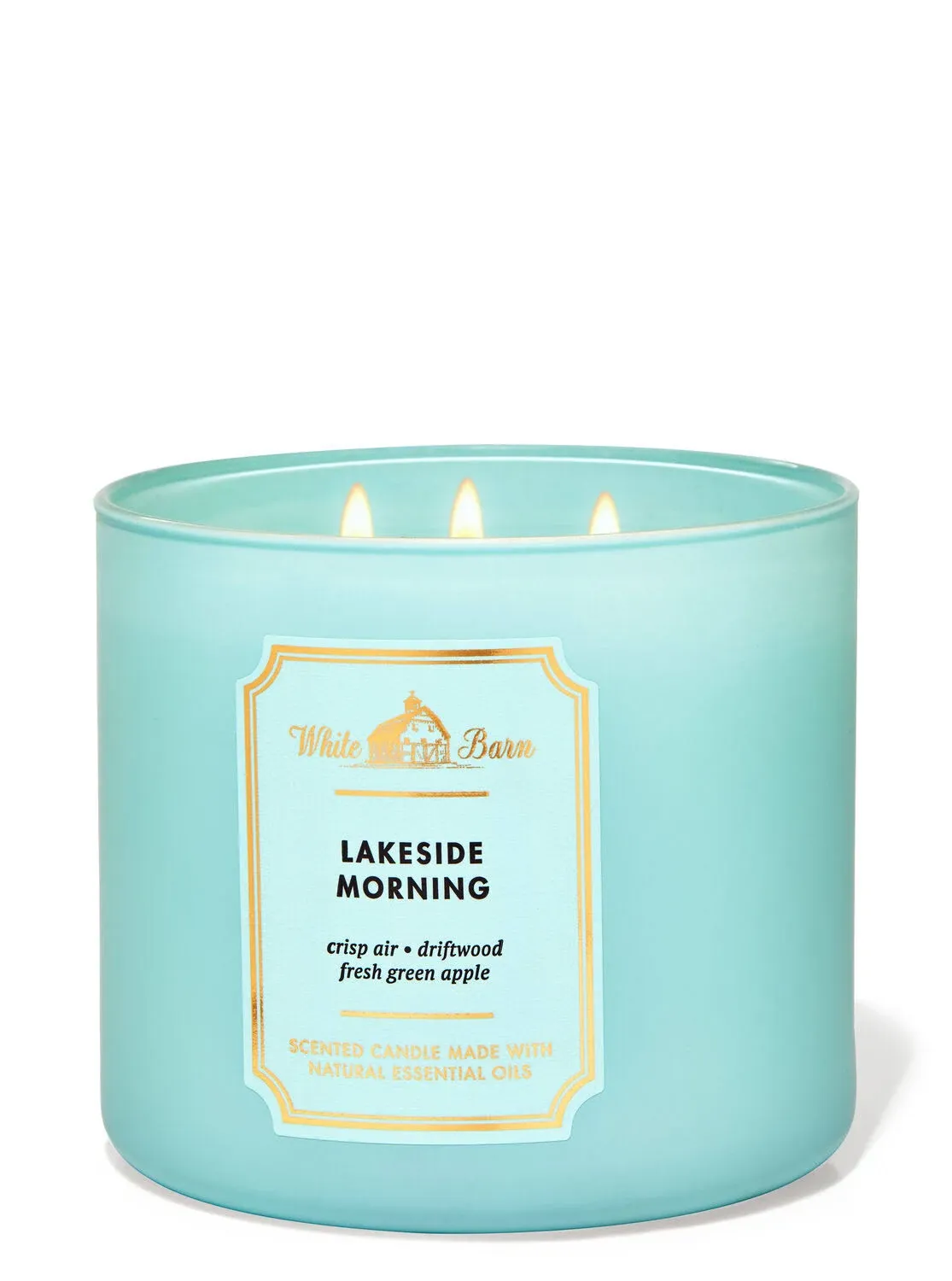 White Barn Bath and Body Works LAKESIDE MORNING 3-Wick Candle 14.5OZ