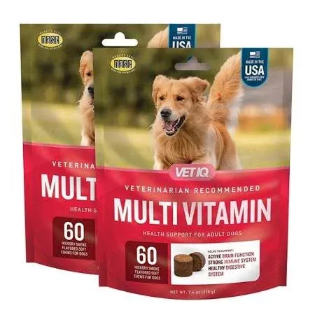 VETIQ Multivitamin Soft Dog Chews, Hickory Smoke Flavored (60 ct., 2 pk.)