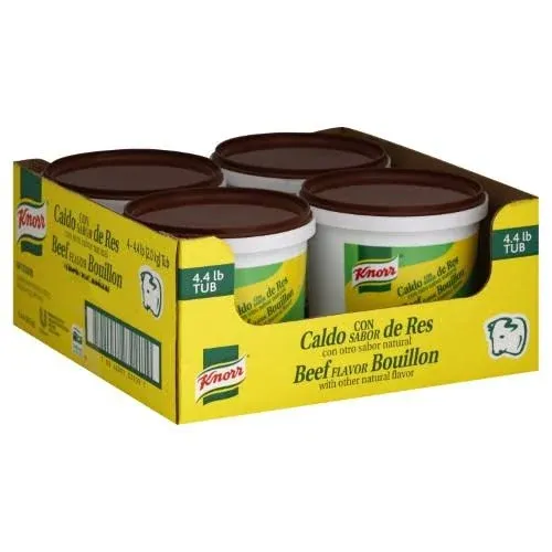 Knorr Professional Caldo de Res, Beef Bouillon with Beef Flavor Granulated Base, Bouillon As A Base, Marinade, Flavor Enhancer, Shelf Stable