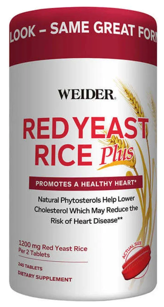 Weider Red Yeast Rice Plus Tablets