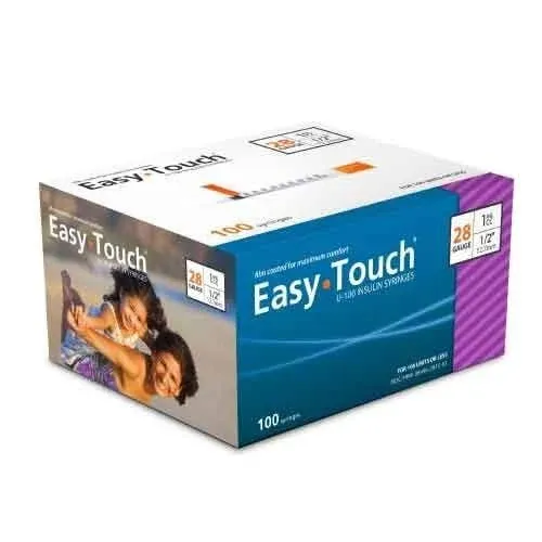 EasyTouch Syringe with Needle 0.3 ml 30 Box of 100 830355