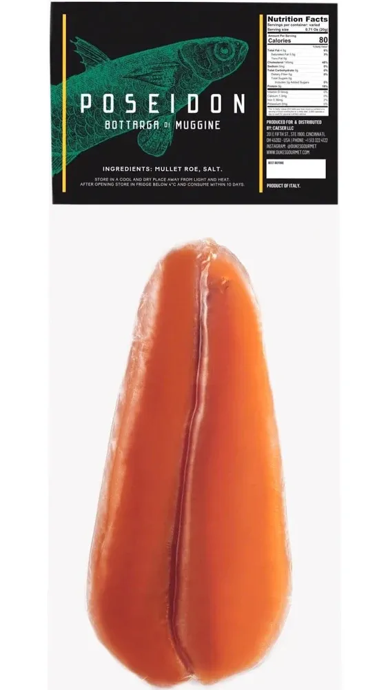 Poseidon Premium Whole Bottarga - Classic Italian