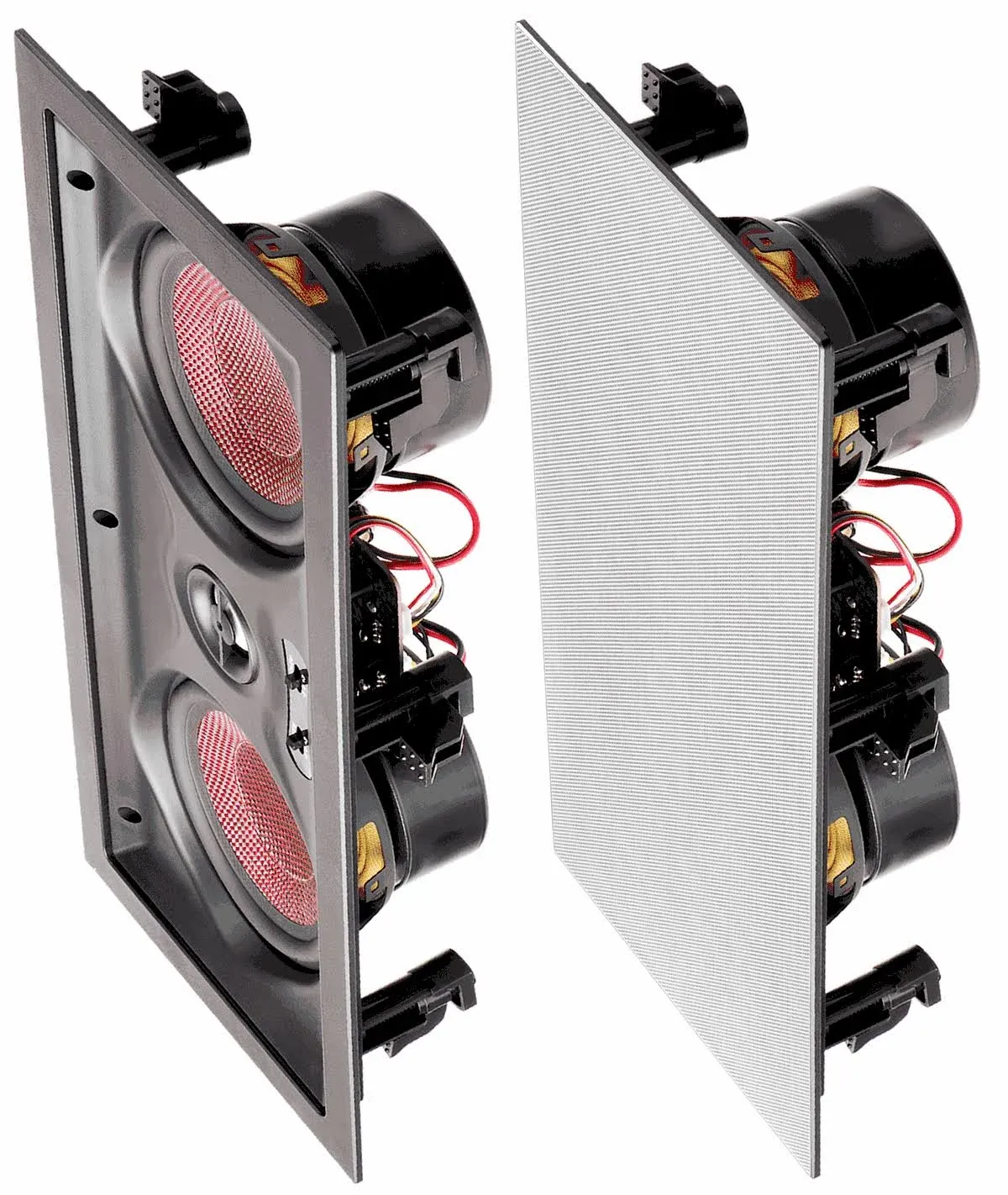 5.25" 150W Trimless In-Wall LCR Center Channel Speaker w/ Dual Carbon Fiber Woofer, Single - IW550