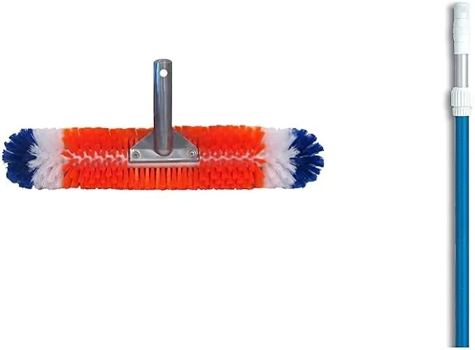 Blue Torrent Brush (18 Inches, Orange/White/Blue)