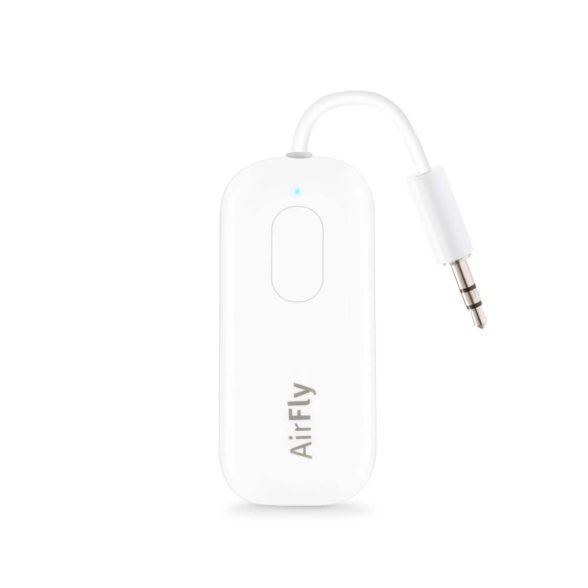 Twelve South AirFly Pro Bluetooth Wireless Audio Transmitter/ Receiver for up to 2 AirPods /Wireless Headphones; Use with any 3.5 mm Audio Jack on Airplanes, Gym Equipment, TVs, iPad/Tablets and Auto