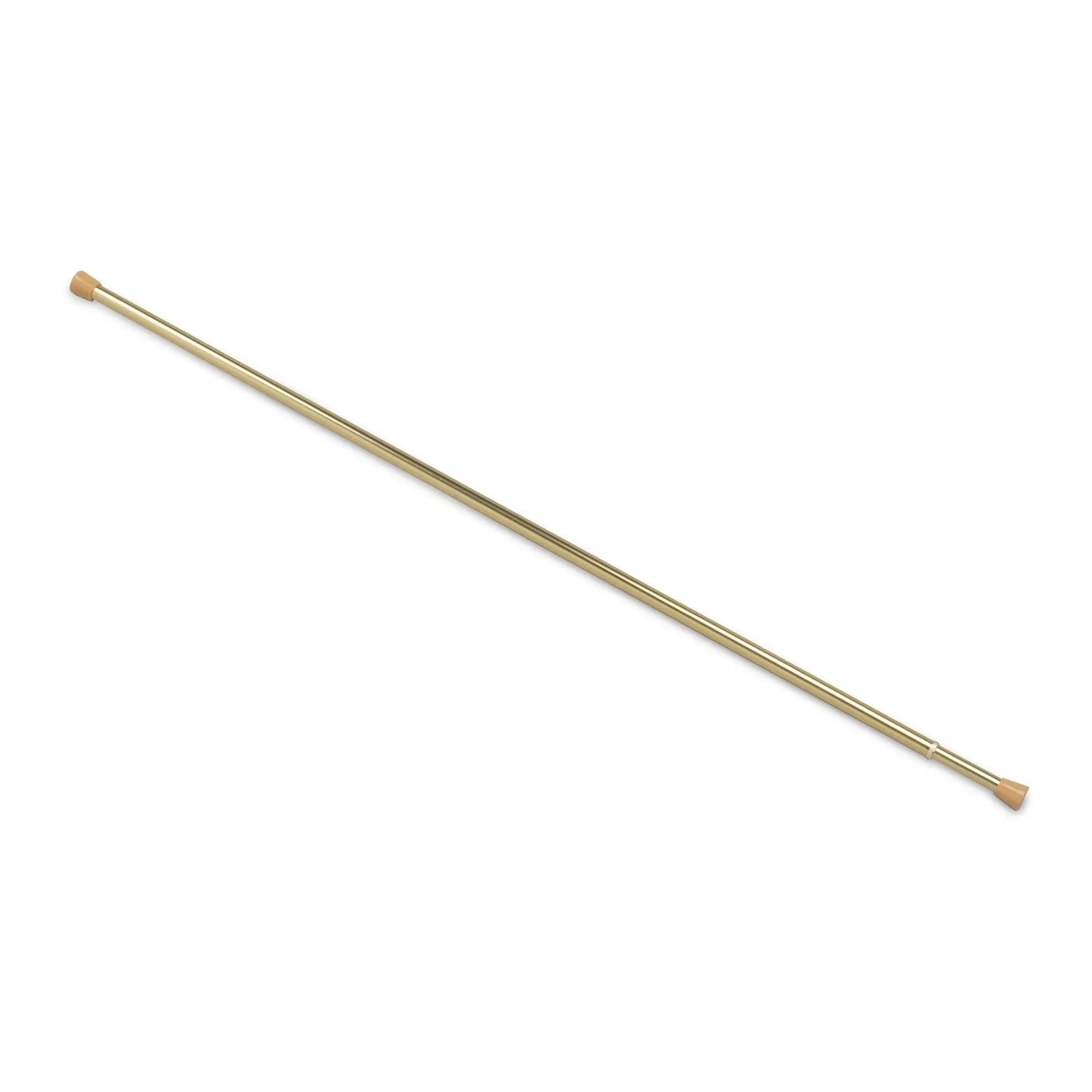 Achim Fantasia 7/16 inch Spring Tension Rod, 28-48 inch, Brass, Size: 28 inch ...