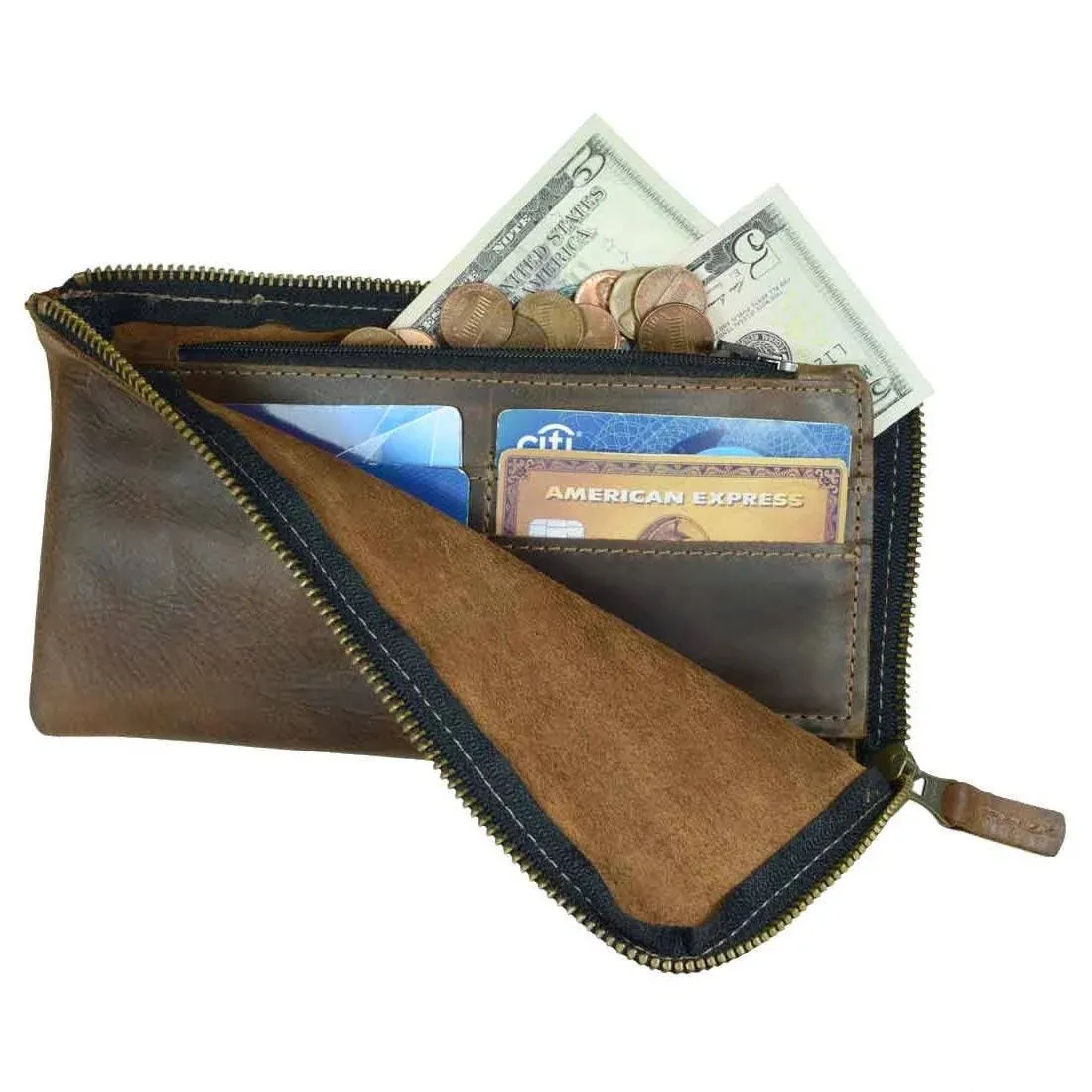 Large Zippered Wallet