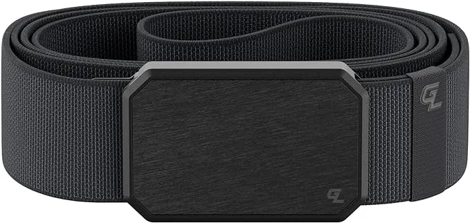 Groove Life Groove Belt Men's Stretch Nylon Belt with Magnetic Aluminum Buckle, Lifetime Coverage