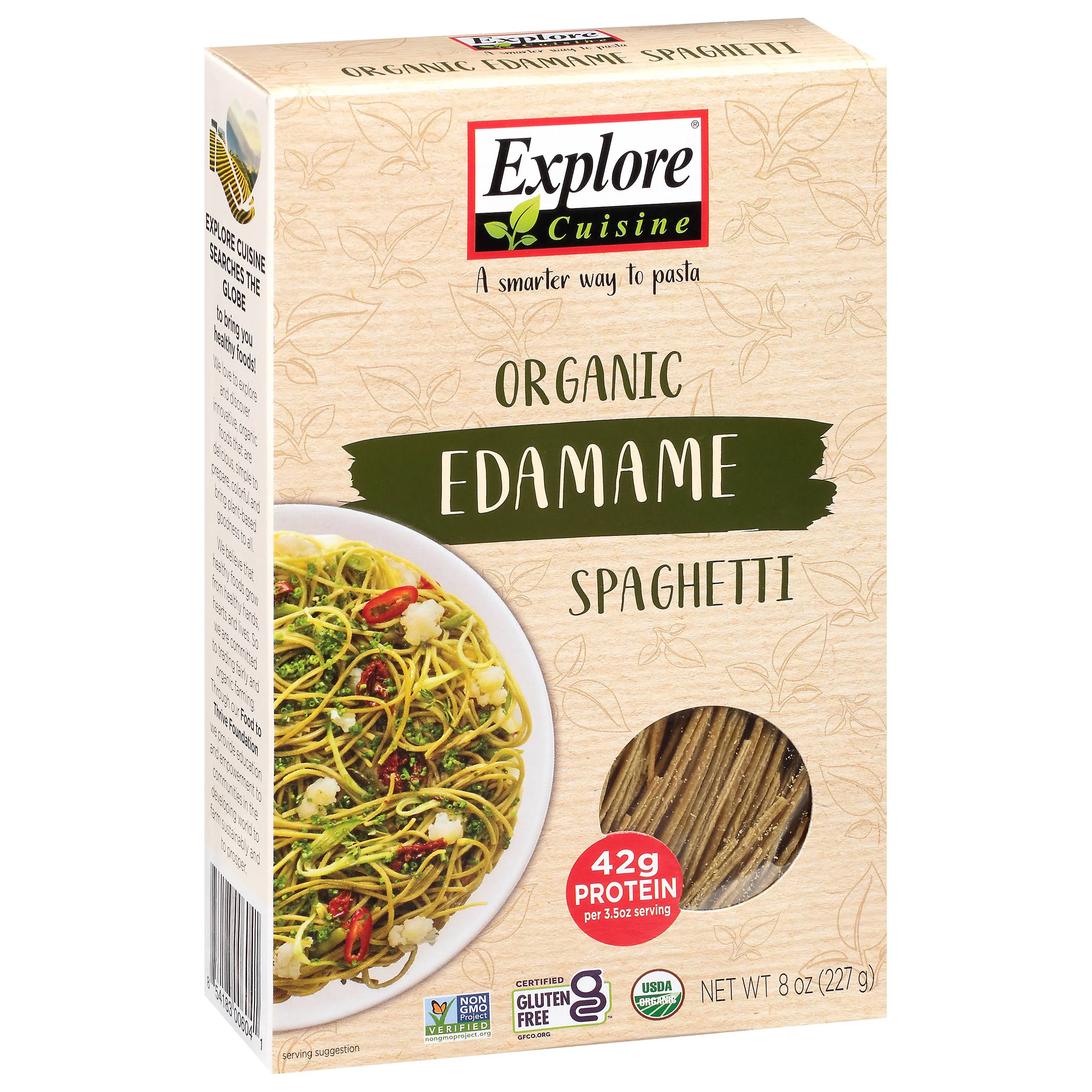 Explore Cuisine Spaghetti, Organic, Edamame - 8 oz