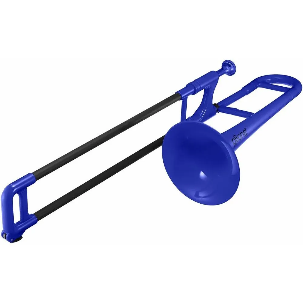 pBone Mini Plastic Trombone - Blue