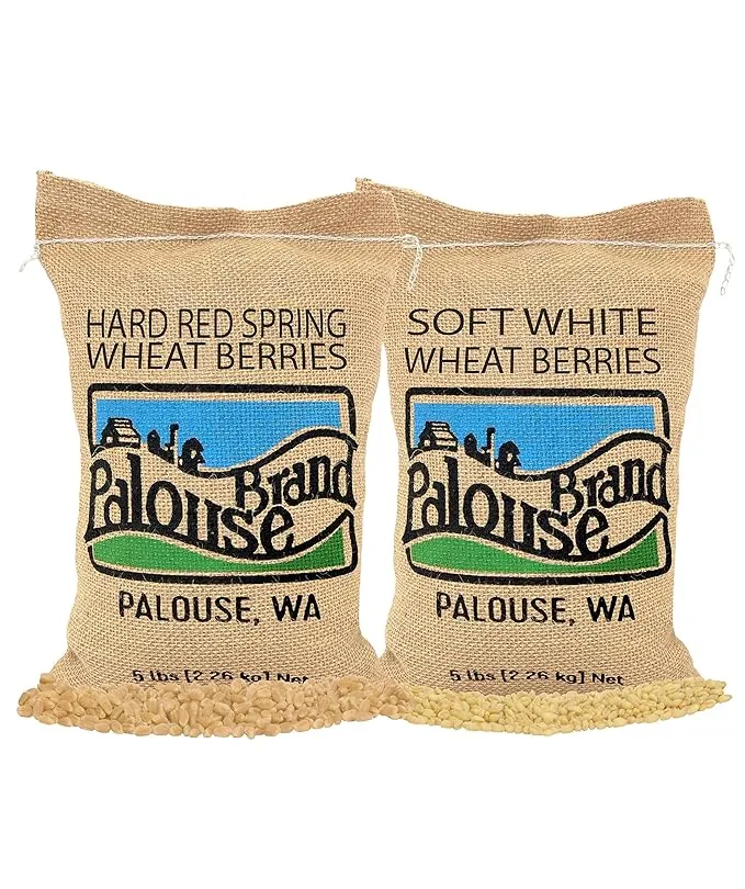 Palouse Brand Hard Red Spring Wheat Berries • Soft White Wheat Berries • Non-GMO ...