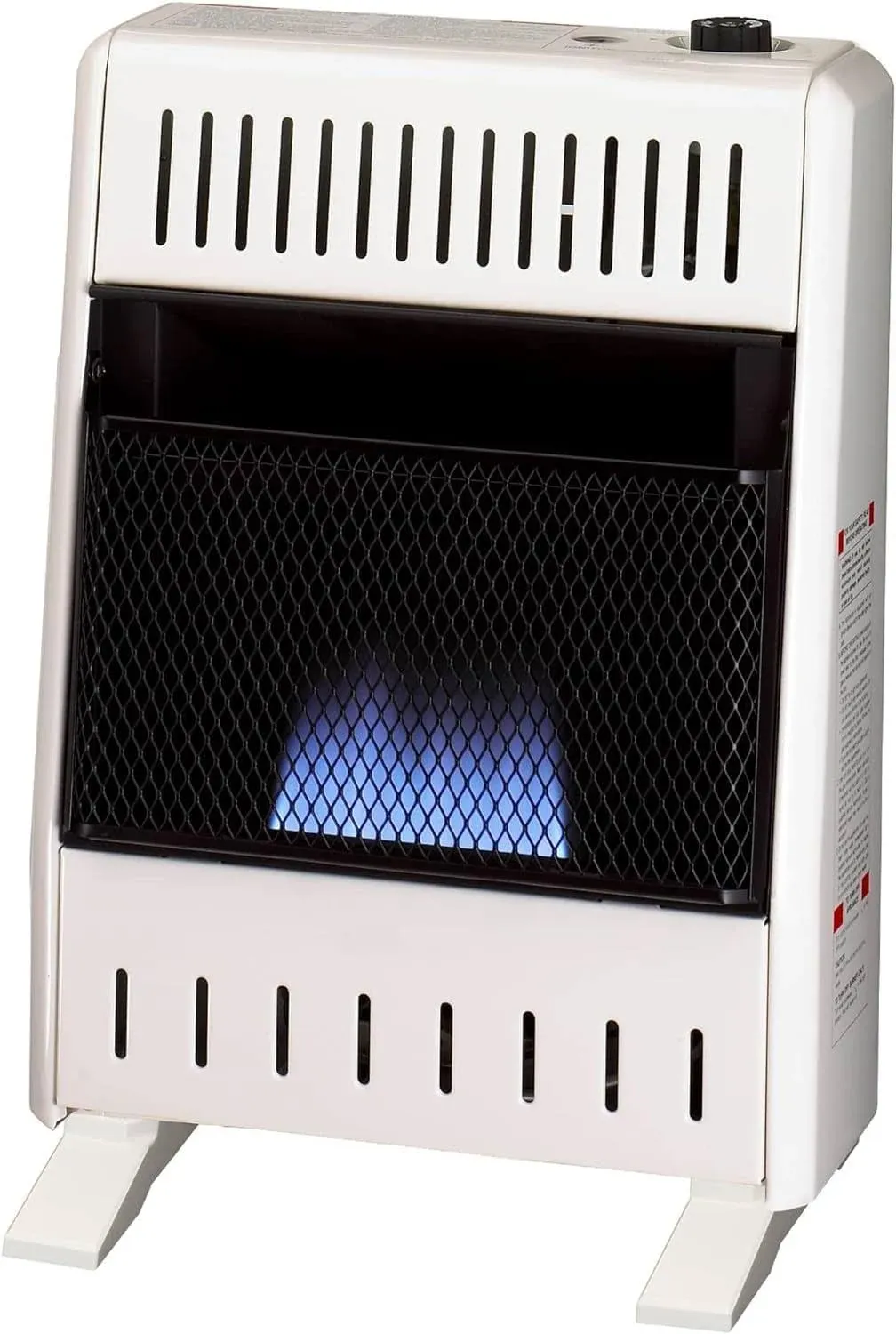 Procom 10,000 BTU Liquid Propane Ventless Blue Flame GAS Wall Heater with Base ...