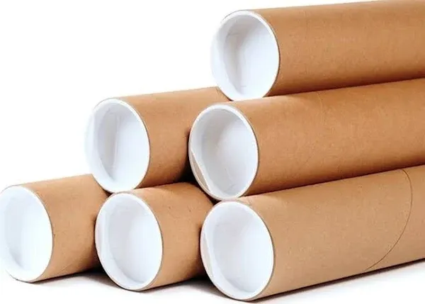 20 - 2&#039;&#039; x 24&#039;&#039; Round Cardboard Shipping Mailing Tube Tubes With End Caps