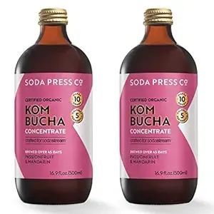 SodaStream Organic Passionfruit & Mandarin Kombucha Flavor Mix