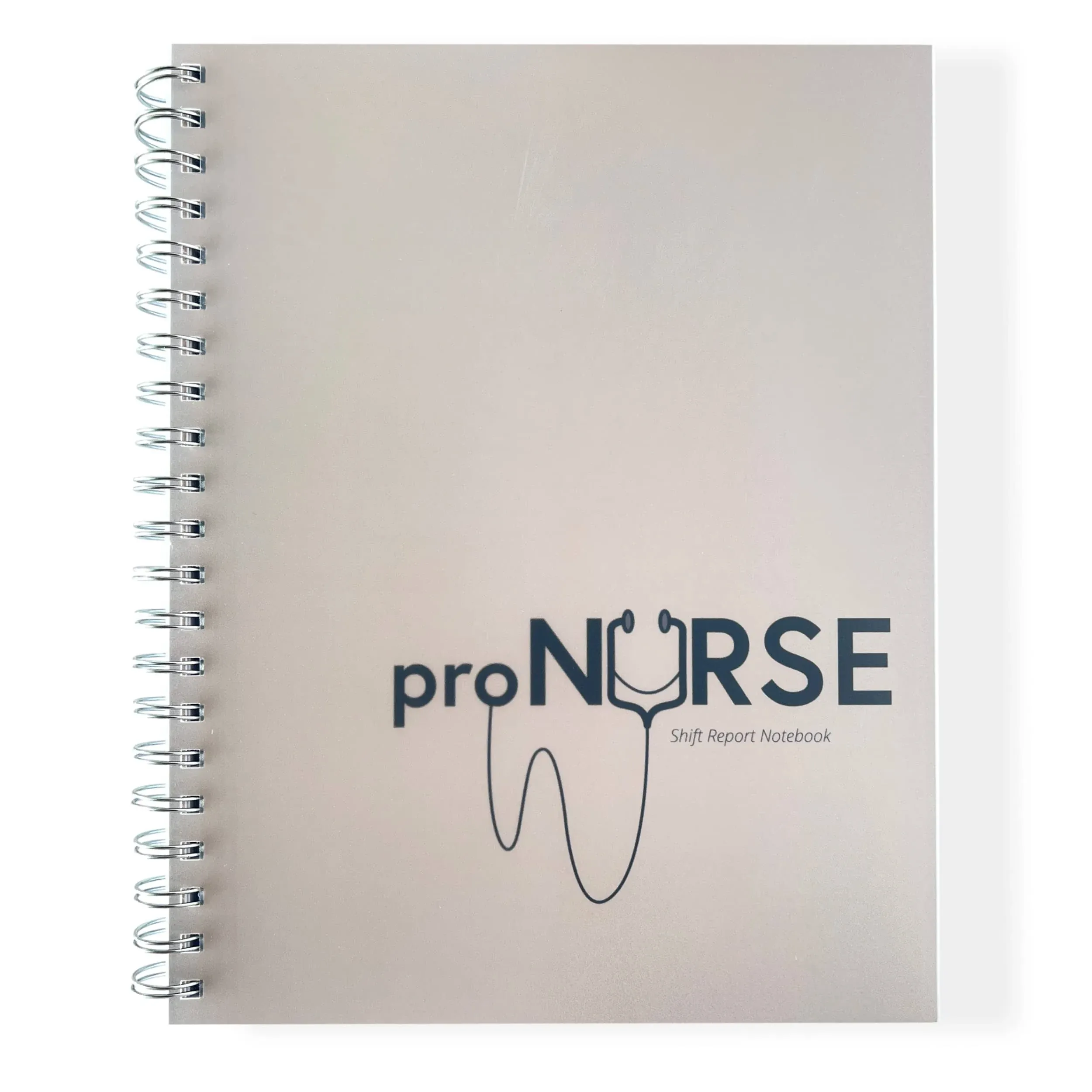 ProNurse Report Spiral Notebook – 200 Patient Templates, 8.5&#034;x11&#034;,Essen<wbr/>tial F...