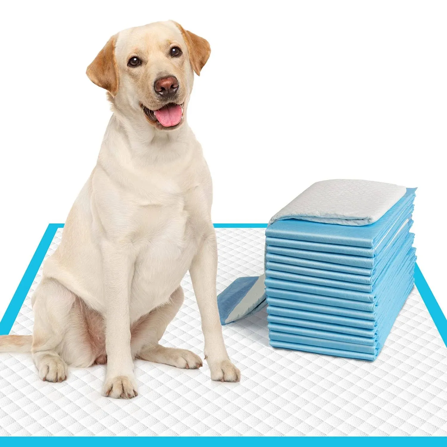 IMMCUTE Dog Pee Pads Extra Large Puppy Training Pads, XL Pee Pads for Dogs,Super Absorbent & Leak-Proof Disposable Piddle Pad & Potty Pad for Doggies, 28 in x 34 in-30 Ct