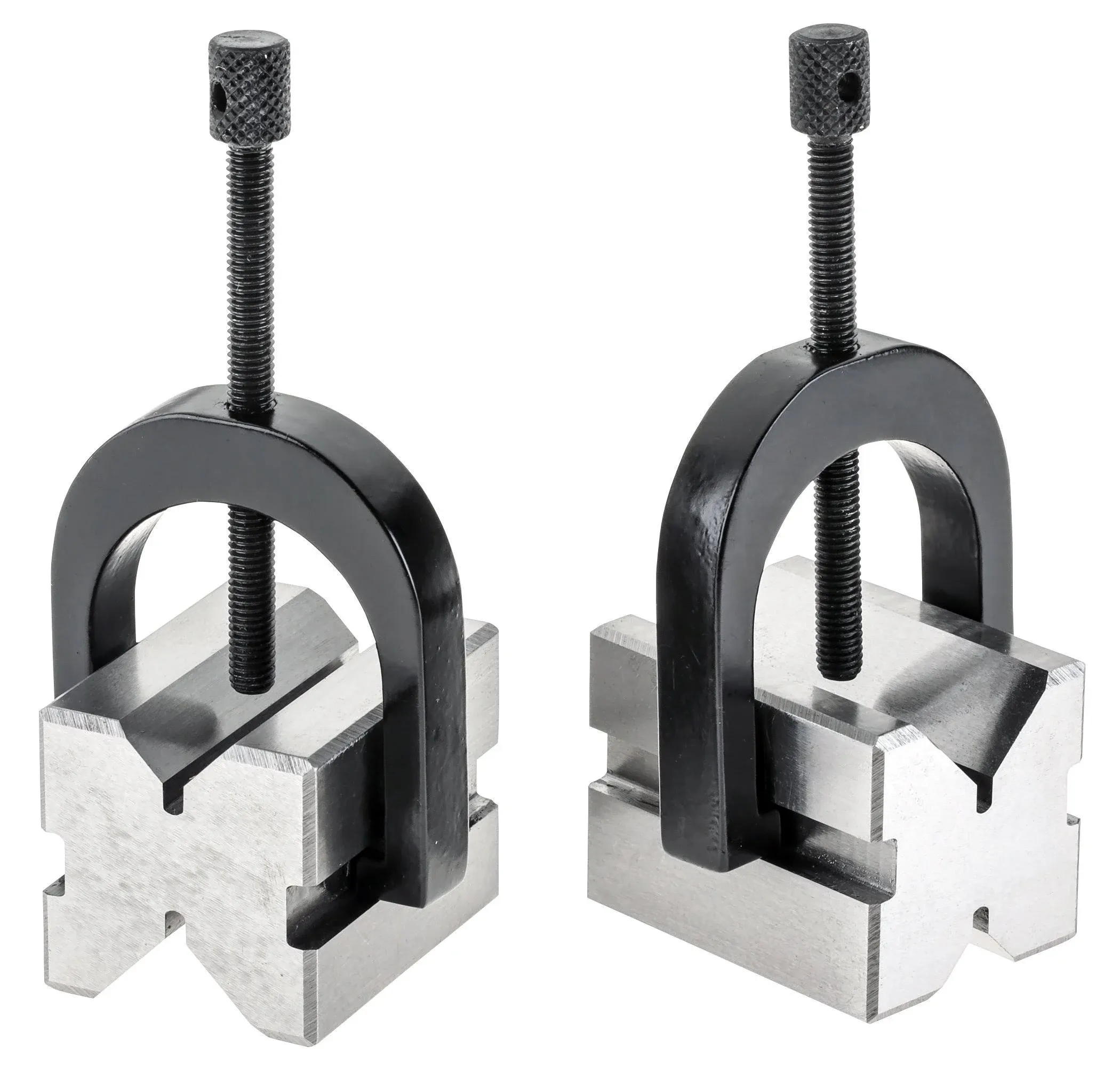 Grizzly Industrial H5608 - V-Block Pair w/ Clamps 1-5/8&quot;