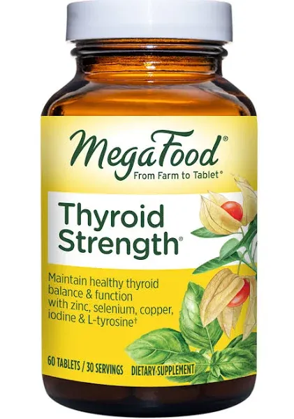 MegaFood Thyroid Strength, Tablets - 60 count