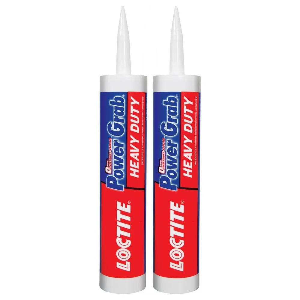 2~ Loctite POWER GRAB HEAVY DUTY Construction Adhesives 9 oz. 2032666