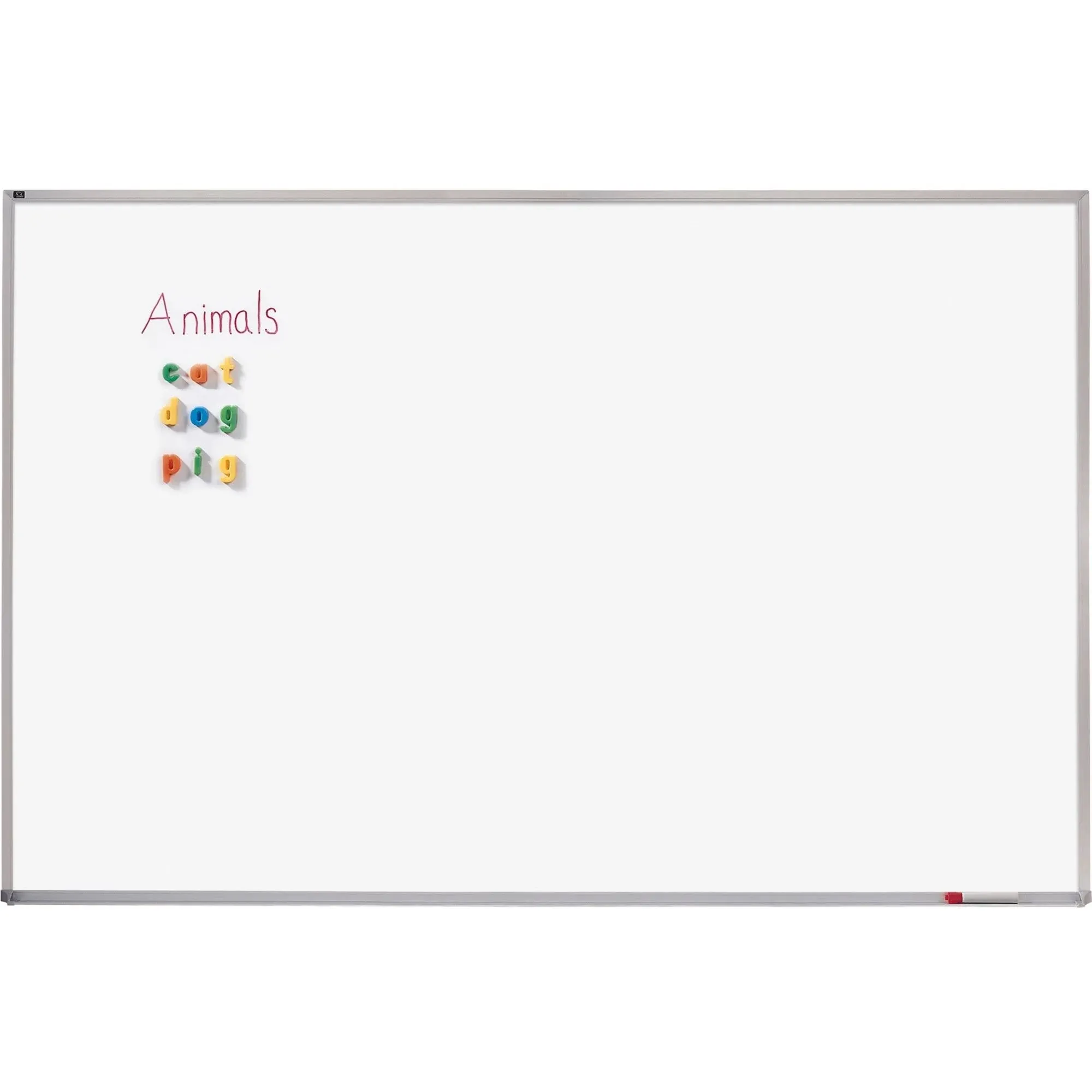 Quartet Magnetic Dry Erase White Board, 8' x 4' Whiteboard, Porcelain Surface Will Not Stain or Ghost, Silver Aluminum Frame (PPA408)